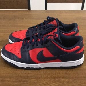 Nike Red and Navy Athletic Shoes